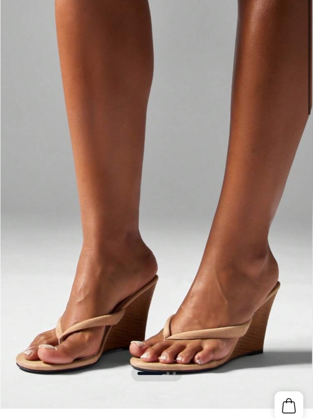 Missguided Thong Wedge Sandal